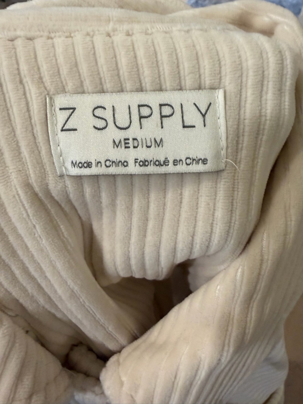 Z Supply Cream Utility Shacket - Picture 7 of 8